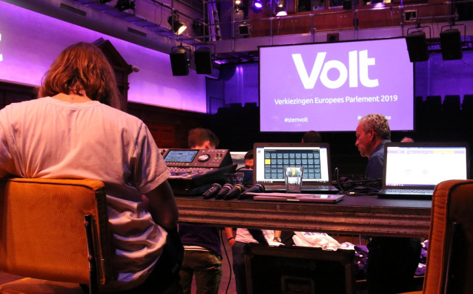Volt event with big screen