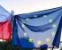 Banderas de Polonia y de la UE